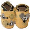 Chaussons bébé enfant en cuir souple quenotte